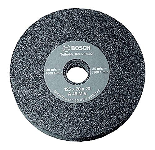 Bosch Professional 1x Schleifscheibe für Doppelschleifmaschine (Ø 175 x 25 mm, K36, Zubehör Schleifmaschinen) von Bosch Accessories