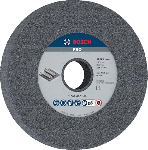 Bosch 1x PRO Grinding Longlife Scheibe für Doppelschleifmaschine und 32‑mm-Bohrung (für Stahl, Gusseisen, Ø mm, Professional Zubehör Schleifmaschine) Bosch 1x PRO Grinding Longlife Scheibe für Doppelschleifmaschine und 32‑mm-Bohrung (für Stahl, Gusseisen, Ø mm, Professional Zubehör Schleifmaschine) von Bosch
