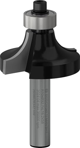 Bosch Accessories Professional 1x Abrundfräser Standard for Wood (für Holz, Radius 10 mm, Arbeitslänge 16,2 mm, Ø Schaft 8 mm, Zubehör Handfräse) Bosch Accessories Professional 1x Abrundfräser Standard for Wood (für Holz, Radius 10 mm, Arbeitslänge 16,2 mm, Ø Schaft 8 mm, Zubehör Handfräse) von Bosch Professional
