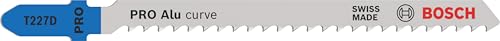 Bosch 5x PRO Aluminium Curve T227D Stichsägeblatt (für Aluminium, Nichteisenmetalle, Länge 100 mm, Professional Zubehör Stichsäge) Bosch 5x PRO Aluminium Curve T227D Stichsägeblatt (für Aluminium, Nichteisenmetalle, Länge 100 mm, Professional Zubehör Stichsäge) von Bosch
