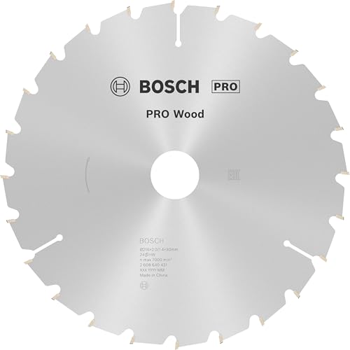 Bosch Accessories Bosch Professional 1x Kreissägeblatt Optiline Wood (Sägeblatt für Holz, Ø 216 x 30 x 2,0 mm, 24 Zähne, Zubehör Kreissäge) von Bosch Accessories