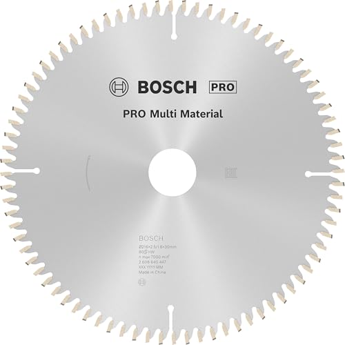 Bosch 1x PRO Multi Material Kreissägeblatt für Kabel-Kapp‑ und Gehrungssägen (für Aluminium, Kunststoff, Ø mm, Professional Zubehör Kapp- und Gehrungskreissäge) Bosch 1x PRO Multi Material Kreissägeblatt für Kabel-Kapp‑ und Gehrungssägen (für Aluminium, Kunststoff, Ø mm, Professional Zubehör Kapp- und Gehrungskreissäge) von Bosch