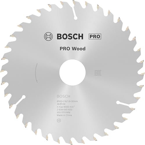 Bosch Professional Kreissägeblatt Optiline Wood (für Holz, 165 x 30 x 2,6 mm, 36 Zähne, Zubehör Kreissäge), grau, Ø 165 mm Bosch Professional Kreissägeblatt Optiline Wood (für Holz, 165 x 30 x 2,6 mm, 36 Zähne, Zubehör Kreissäge), grau, Ø 165 mm von Bosch