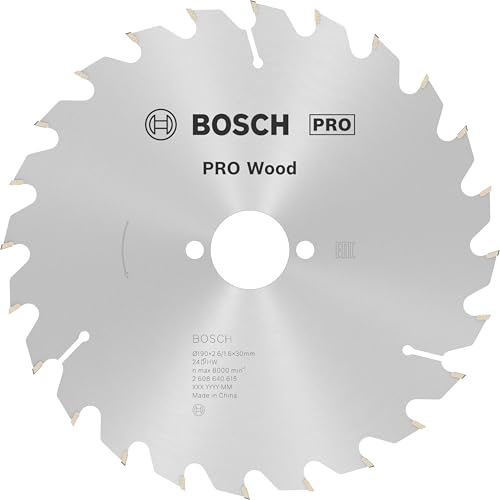 Bosch Accessories Bosch Professional 1x Kreissägeblatt Optiline Wood (Sägeblatt für Holz, Ø 190 x 30 x 2,6 mm, 24 Zähne, Zubehör Kreissäge) von Bosch Accessories