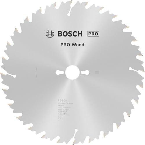 Bosch 1x PRO Wood Kreissägeblatt für Netz-Tischkreissägen (für Weichholz, Hartholz, Ø mm, Professional Zubehör Tischkreissäge) Bosch 1x PRO Wood Kreissägeblatt für Netz-Tischkreissägen (für Weichholz, Hartholz, Ø mm, Professional Zubehör Tischkreissäge) von Bosch