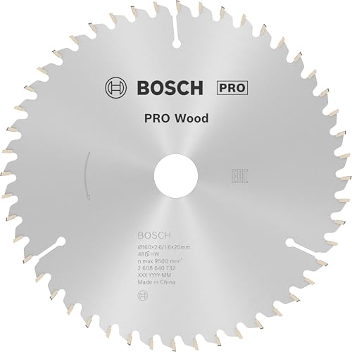 Bosch 1x PRO Wood Kreissägeblatt für Akku-Handkreissägen (für Weichholz, Hartholz, Ø mm, Professional Zubehör Handkreissäge) Bosch 1x PRO Wood Kreissägeblatt für Akku-Handkreissägen (für Weichholz, Hartholz, Ø mm, Professional Zubehör Handkreissäge) von Bosch
