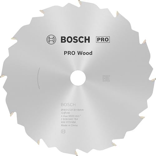 Bosch 1x PRO Wood Kreissägeblatt für Akku-Handkreissägen (für Weichholz, Hartholz, Ø mm, Professional Zubehör Handkreissäge) Bosch 1x PRO Wood Kreissägeblatt für Akku-Handkreissägen (für Weichholz, Hartholz, Ø mm, Professional Zubehör Handkreissäge) von Bosch