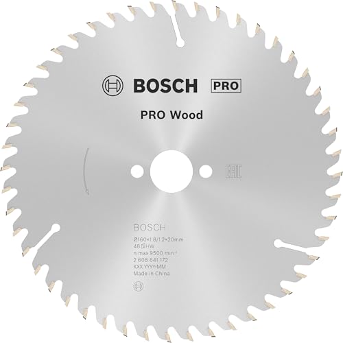 Bosch 1x PRO Wood Kreissägeblatt für Akku-Handkreissägen (für Weichholz, Hartholz, Ø mm, Professional Zubehör Handkreissäge) von Bosch