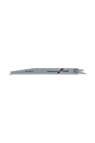 Bosch Professional 100 Stück Säbelsägeblatt S 2345 X Progressor for Wood (für Holz, Zubehör Säbelsäge) 200 mm von Bosch