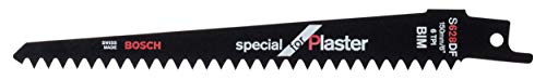 Bosch Professional 5 Stück Säbelsägeblatt S 628 DF Special for Plaster (für Gipskarton, 150 x 19 x 1,25 mm, Zubehör Säbelsäge) von Bosch