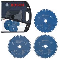 Expert Handkreissägeblätter Set 165mm inkl. Transporttasche 4 teilig. - Bosch von Bosch
