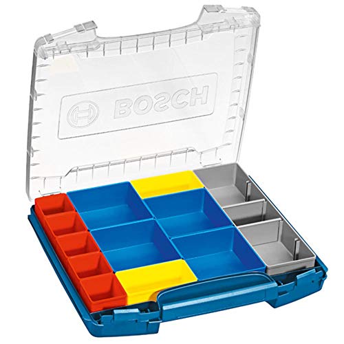 Bosch Professional Koffer-Set i-BOXX 53 Set 12 (Maße 357 x 316 x 53 mm), 1600A001S7, Blau von Bosch Professional