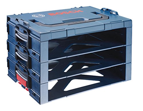 Bosch Professional 3-Teilige Aufbewahrungsbox i-BOXX shelf, Blau, 1600A001SF von Bosch Professional