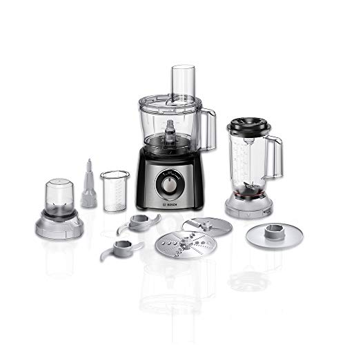 Bosch MCM3501M Küchenmaschine MultiTalent 3, 800 Watt, schwarz/Edelstahl Bosch MCM3501M Küchenmaschine MultiTalent 3, 800 Watt, schwarz/Edelstahl von Bosch Hausgeräte
