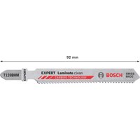 BOSCH EXPERT Laminate Clean T128BHM Stichsägeblätter 3 St. BOSCH EXPERT Laminate Clean T128BHM Stichsägeblätter 3 St. von Bosch