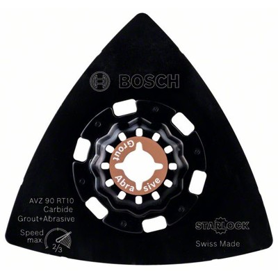 Carbide-RIFF Schleifplatte AVZ 90 RT10, 90mm, Carbide Sanding Grit 10 Carbide-RIFF Schleifplatte AVZ 90 RT10, 90mm, Carbide Sanding Grit 10 von Bosch