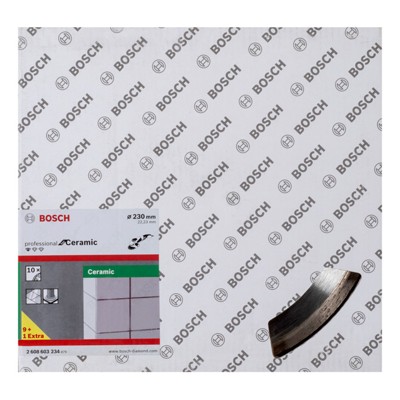Diamanttrennscheibe Standard for Ceramic ø230 x 22,23 x 1,6 x 7mm 10er-Pack von Bosch