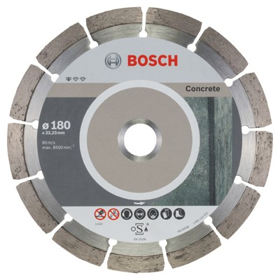 Diamanttrennscheibe Standard for Concrete ø180 x 22,23 x 2 x 10mm 10er-Pack von Bosch