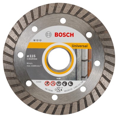 Diamanttrennscheibe Standard for Universal Turbo, 115 x 22,23 x 2 x 10mm von Bosch