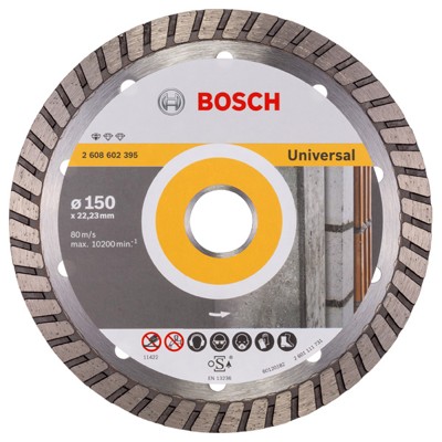 Diamanttrennscheibe Standard for Universal Turbo, 150 x 22,23 x 2,5 x 10mm von Bosch