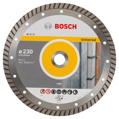 Diamanttrennscheibe Standard for Universal Turbo, 230 x 22,23 x 2,5 x 10mm von Bosch