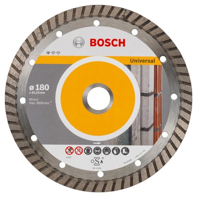 Diamanttrennscheibe Standard for Universal Turbo 10er-Pack ø180x22,23x2,5x10mm von Bosch