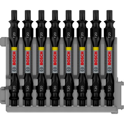 Doppelklingen Schrauberbit-Set Impact Control, 8-teilig, T20-T20, 65mm von Bosch