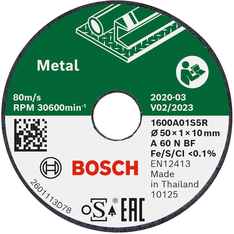 Bosch Trennscheibe Expert for Inox gerade 50 mm 3er-Pack von Bosch