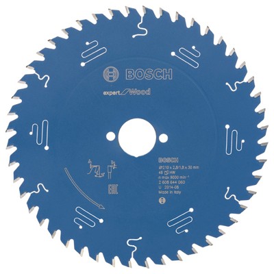 HW Kreissägeblatt Expert for Wood ø210x30x2,8 48T (2608644060) von Bosch