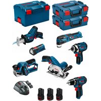 Bosch - Kit 12V BMK7-28DD3 (gsr 12V-15 + gdr 12V-105 + gks 12V-26 + gop 12V-28 + gsa 12V-14 + gli 12V-80 + gho 12V-20) von Bosch