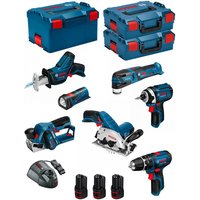 Bosch - Kit 12V BMK7-28ED3 (gsb 12V-15 + gdr 12V-105 + gks 12V-26 + gop 12V-28 + gsa 12V-14 + gli 12V-80 + gho 12V-20) von Bosch