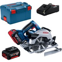 Akku-Kreissäge gks 18V-57 g mit 2x 4.0Ah Akkus, Lader gal 18V-40 in l-boxx - Bosch von Bosch