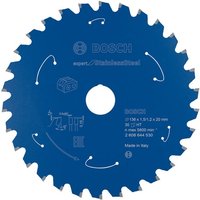 Akku-Kreissägeblatt Expert for Stainless Steel, 136 x 1,5/1,2 x 20, 30 Zähne von Bosch