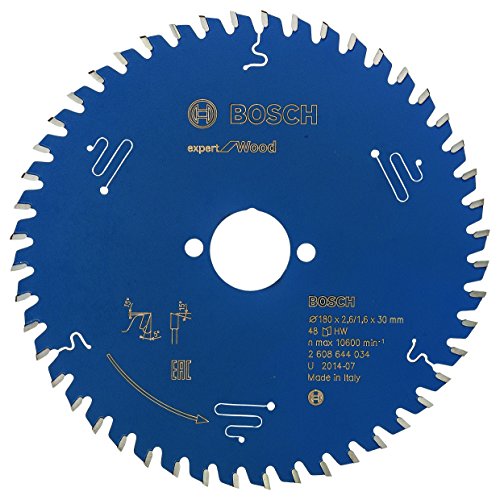 Bosch Professional Kreissägeblatt Expert for Wood (Holz, 180 x 30 x 2,6 mm, 48 Zähne, Zubehör Kreissäge) Bosch Professional Kreissägeblatt Expert for Wood (Holz, 180 x 30 x 2,6 mm, 48 Zähne, Zubehör Kreissäge) von Bosch