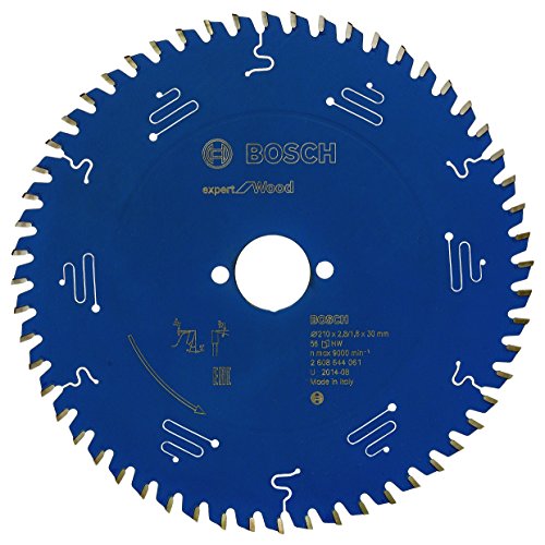 Bosch Professional 1x Kreissägeblatt Expert for Wood (Holz, Sägeblatt Ø 210 x 30 x 2,4 mm, 56 Zähne, Zubehör Kreissäge) von Bosch Accessories