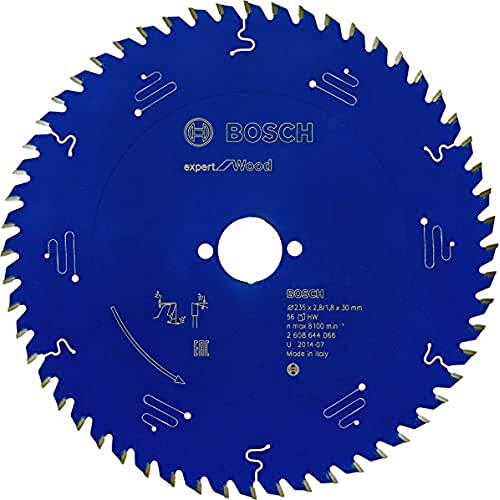 Bosch Professional 1x Kreissägeblatt Expert for Wood (Holz, Sägeblatt Ø 235 x 30 x 2,8 mm, 56 Zähne, Zubehör Kreissäge) von Bosch Accessories