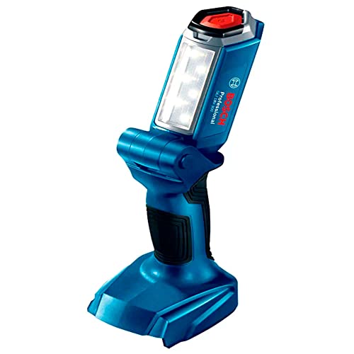 Bosch Professional 18V System Akku LED-Baustellenlampe GLI 18V-300 (max. Helligkeit 300 Lumen, ohne Akkus und Ladegerät, im Karton) von Bosch Professional