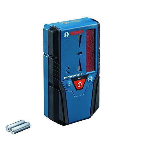 Bosch Professional Laserempfänger LR 6 (roter Strahl, 2 x AAA Batterien, Reichweite: 5 - 50 m) von Bosch Professional