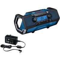 [NEUWERTIG] Bosch Radio Gpb 18 V 2 C Baustellenradio Musiksystem Akku Netzbetrieb Blau B-Ware von Bosch