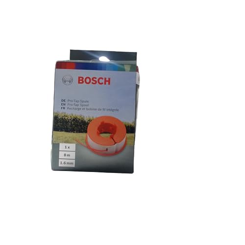 Bosch Original ART 23 26 30 Combitrim Easytrim Rasentrimmer/Rasentrimmer Pro-Tap automatische Spule (8 m, F016800175), rot von Bosch