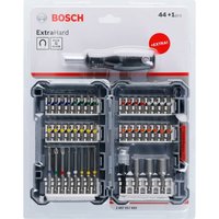 Schraubendreher-Set 44tlg. Pick & Click extra hart + manueller Schraubendreher - Bosch von Bosch