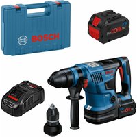 Bosch - Akku-Bohrhammer biturbo gbh 18V-34 cf mit 2x 5,5 Ah Akkus + Lader + Koffer von Bosch