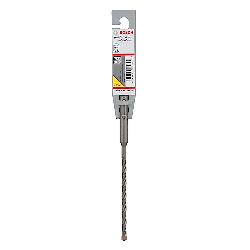 Bosch Accessories Bosch Professional Hammerbohrer SDS plus-3 (für Beton, 6 x 100 x 160 mm, Zubehör Bohrhammer) von Bosch