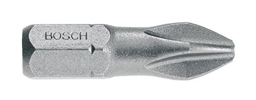 Bosch Accessories Bosch Professional Bit Extra-Hart für Pozidriv-Kreuzschlitzschrauben im Bitspender (PZ2, Länge: 25 mm, 25 Stück) von Bosch Professional