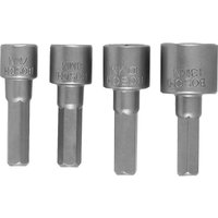 Steckschlüssel-Set 4tlg. 1/4 sw 7 8 10 und 13 - Bosch von Bosch