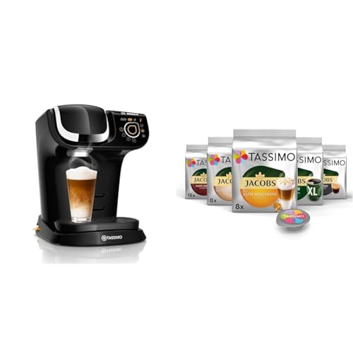 Tassimo My Way 2 Kapselmaschine TAS6502 mit Wasserfilter und Tassimo Kapseln Probierbox, Vielfaltspaket, 64 Pads Tassimo My Way 2 Kapselmaschine TAS6502 mit Wasserfilter und Tassimo Kapseln Probierbox, Vielfaltspaket, 64 Pads von Bosch