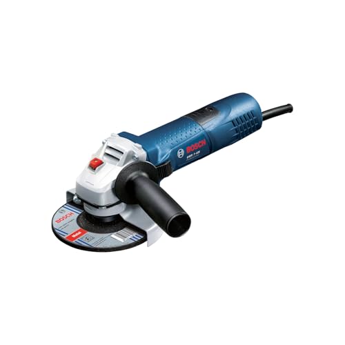 Bosch Professional Winkelschleifer GWS 7-125 (Scheiben-Ø 125mm, Leistung 720 Watt, inkl. Zusatzhandgriff, Aufnahmeflansch, Schutzhaube, Spannmutter, Zweilochschlüssel) von Bosch Professional
