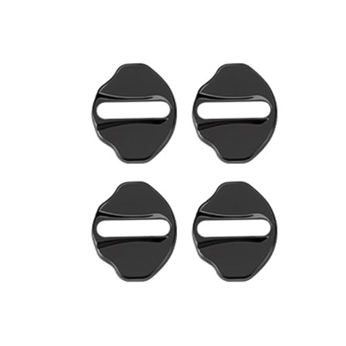 daili Store Kompatibel mit BMW 2 3er G20 G42 IX XDrive50 I20 Türschlossabdeckung Edelstahl Innenschutz Autotüraufkleber Zubehör (Color : Black) von Boshu