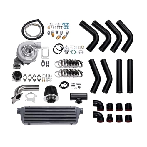 daili Store Turbo-Kit-Krümmer, kompatibel mit BMW E46 E36 328I 323IS 325I 323I mit Turbo-Krümmer + BOV + Wastegate von Boshu