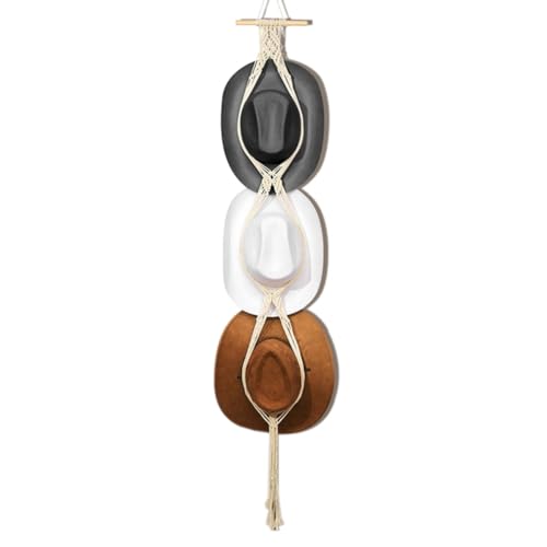 Bosiyrggrl Kleiderbügel, Boho, Hüte, Kleiderbügel auf der Rückseite der Tür, Hut-Organizer, Dekoration, zum Aufhängen, einfach zu installieren, einfach zu verwenden, 3 Stück Bosiyrggrl Kleiderbügel, Boho, Hüte, Kleiderbügel auf der Rückseite der Tür, Hut-Organizer, Dekoration, zum Aufhängen, einfach zu installieren, einfach zu verwenden, 3 Stück von Bosiyrggrl